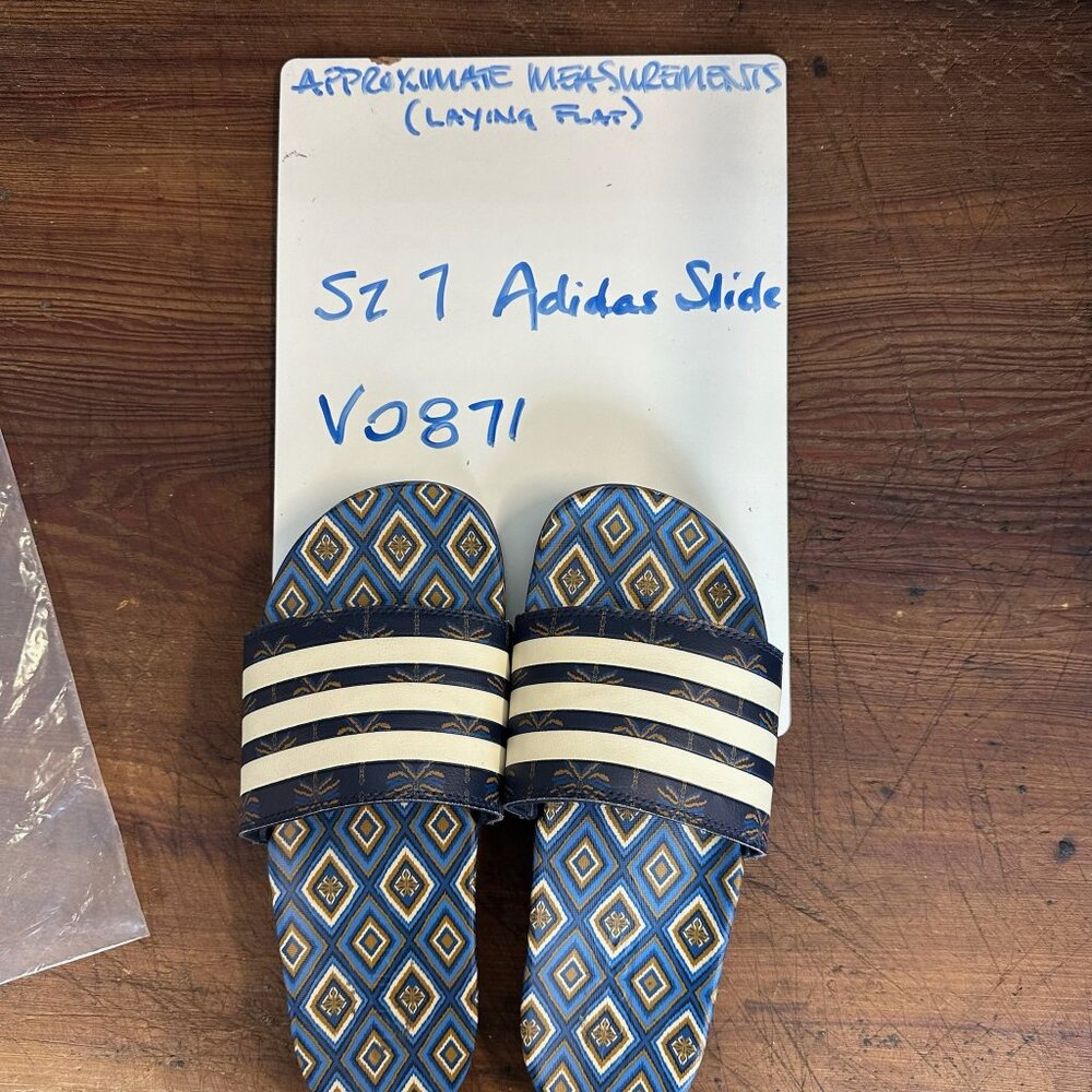 adidas Adilette Comfort Slide Sandal Night Indigo Men's 7/Women's 8 - Picture 11 of 11